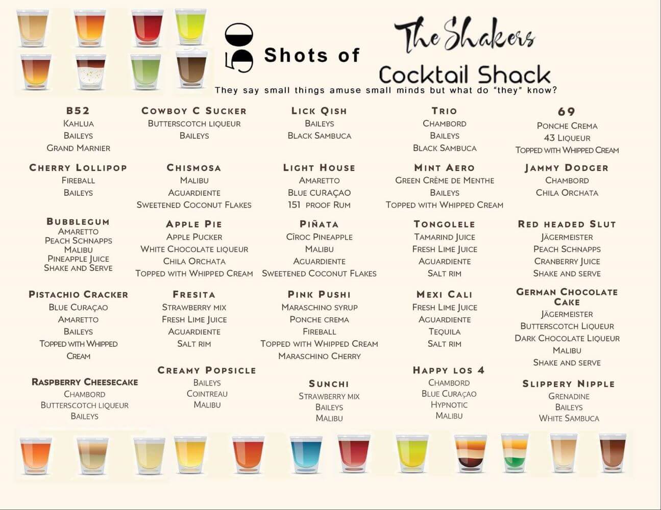 50 Shots of Cocktail Shack - USD 7.50