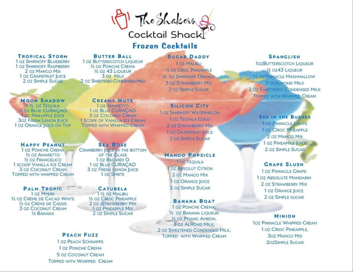 Shakers Cocktail Shack Aruba Best Cocktail Bar Aruba